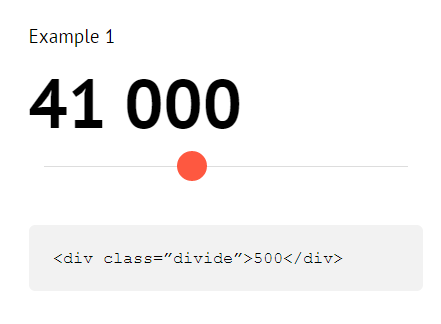 JQuery number-divider